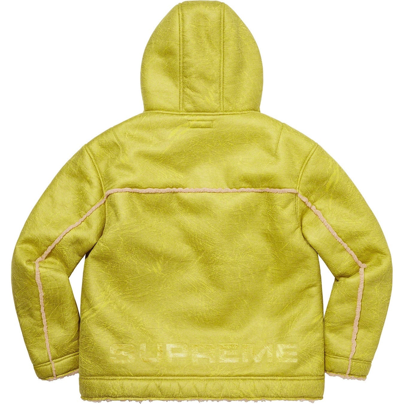 Faux Shearling Hooded Jacket view 6